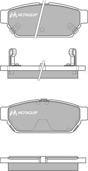 Motaquip LVXL157 - Kit de plaquettes de frein, frein à disque cwaw.fr