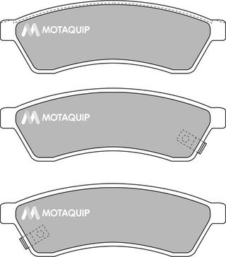 Motaquip LVXL1694 - Kit de plaquettes de frein, frein à disque cwaw.fr