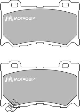 Motaquip LVXL1691 - Kit de plaquettes de frein, frein à disque cwaw.fr