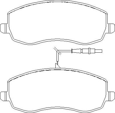 Motaquip LVXL1656 - Kit de plaquettes de frein, frein à disque cwaw.fr