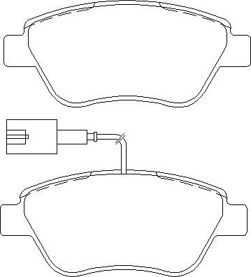 Motaquip LVXL1669 - Kit de plaquettes de frein, frein à disque cwaw.fr