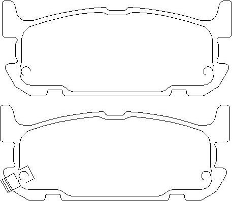 Motaquip LVXL1661 - Kit de plaquettes de frein, frein à disque cwaw.fr