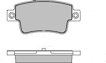 Motaquip LVXL1684 - Kit de plaquettes de frein, frein à disque cwaw.fr