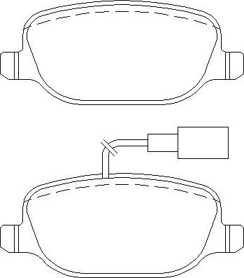 Motaquip LVXL1686 - Kit de plaquettes de frein, frein à disque cwaw.fr