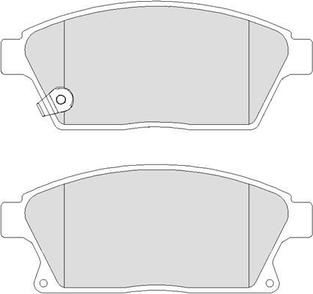 Motaquip LVXL1625 - Kit de plaquettes de frein, frein à disque cwaw.fr