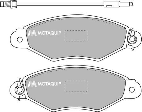 Motaquip LVXL1094 - Kit de plaquettes de frein, frein à disque cwaw.fr