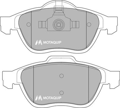 Motaquip LVXL1093 - Kit de plaquettes de frein, frein à disque cwaw.fr