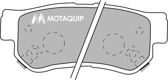 Motaquip LVXL1049 - Kit de plaquettes de frein, frein à disque cwaw.fr