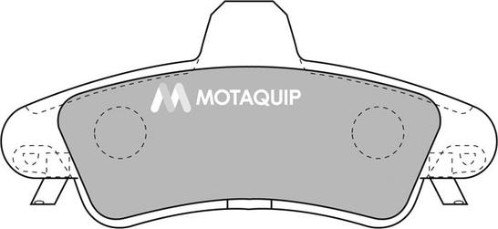 Motaquip LVXL1044 - Kit de plaquettes de frein, frein à disque cwaw.fr