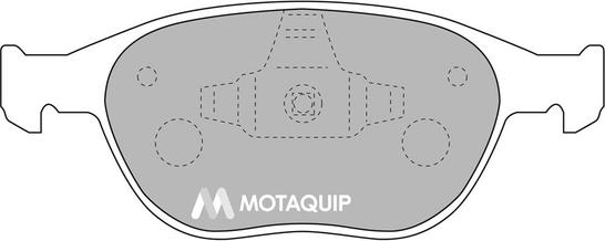 Motaquip LVXL1046 - Kit de plaquettes de frein, frein à disque cwaw.fr