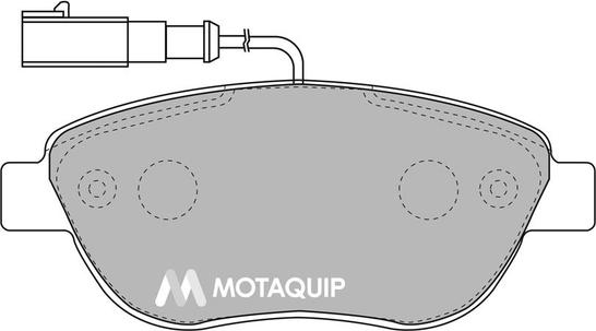 Motaquip LVXL1040 - Kit de plaquettes de frein, frein à disque cwaw.fr