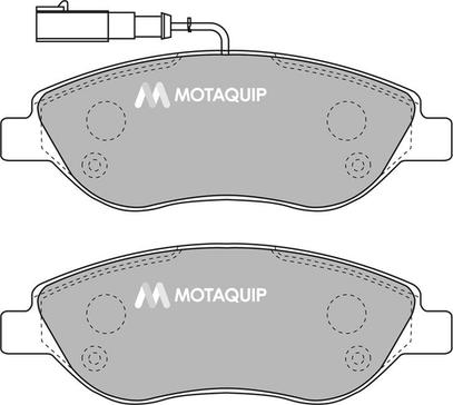 Motaquip LVXL1041 - Kit de plaquettes de frein, frein à disque cwaw.fr