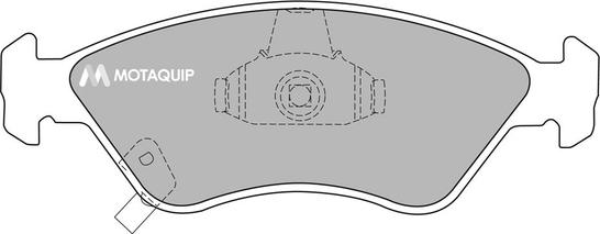 Motaquip LVXL1052 - Kit de plaquettes de frein, frein à disque cwaw.fr