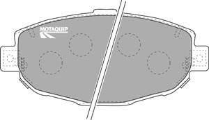 Motaquip LVXL1062 - Kit de plaquettes de frein, frein à disque cwaw.fr