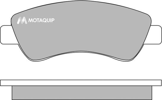 Motaquip LVXL1006 - Kit de plaquettes de frein, frein à disque cwaw.fr