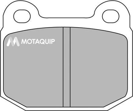 Motaquip LVXL1001 - Kit de plaquettes de frein, frein à disque cwaw.fr