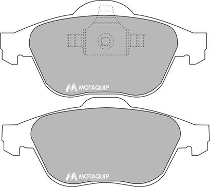 Motaquip LVXL1008 - Kit de plaquettes de frein, frein à disque cwaw.fr