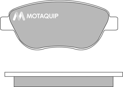 Motaquip LVXL1007 - Kit de plaquettes de frein, frein à disque cwaw.fr