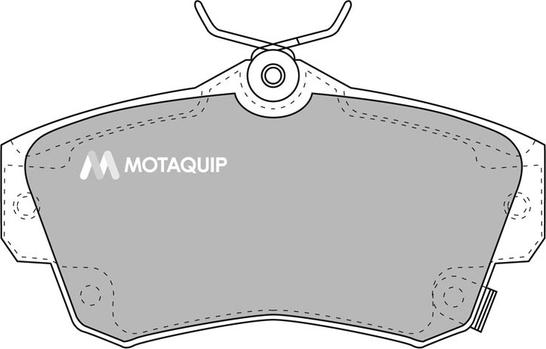 Motaquip LVXL1019 - Kit de plaquettes de frein, frein à disque cwaw.fr