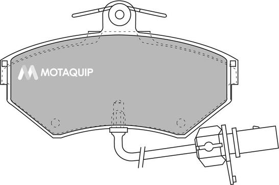 Motaquip LVXL1016 - Kit de plaquettes de frein, frein à disque cwaw.fr