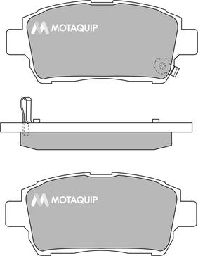 Motaquip LVXL1012 - Kit de plaquettes de frein, frein à disque cwaw.fr