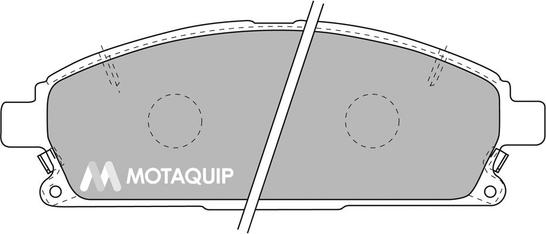 Motaquip LVXL1085 - Kit de plaquettes de frein, frein à disque cwaw.fr