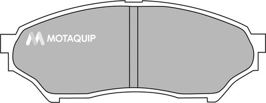 Motaquip LVXL1080 - Kit de plaquettes de frein, frein à disque cwaw.fr