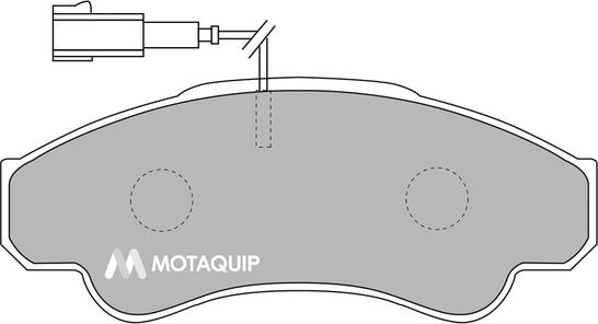 Motaquip LVXL1034 - Kit de plaquettes de frein, frein à disque cwaw.fr