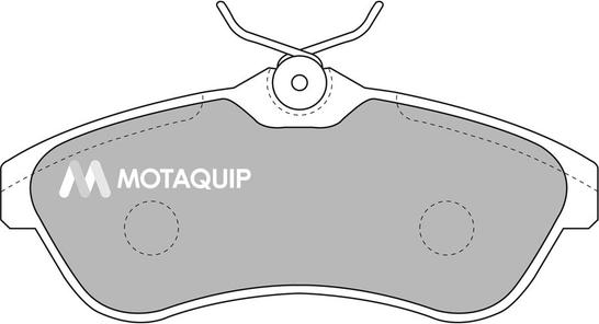 Motaquip LVXL1033 - Kit de plaquettes de frein, frein à disque cwaw.fr