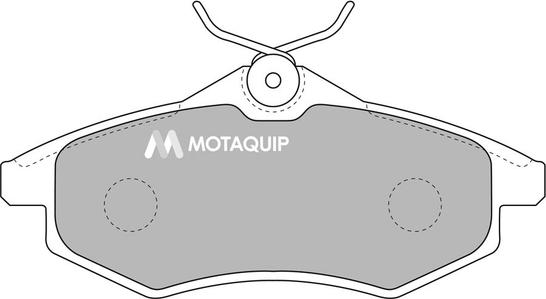 Motaquip LVXL1032 - Kit de plaquettes de frein, frein à disque cwaw.fr