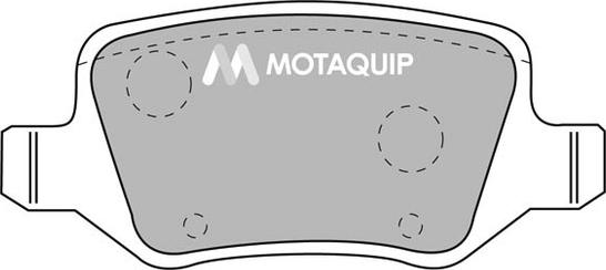 Motaquip LVXL1077 - Kit de plaquettes de frein, frein à disque cwaw.fr