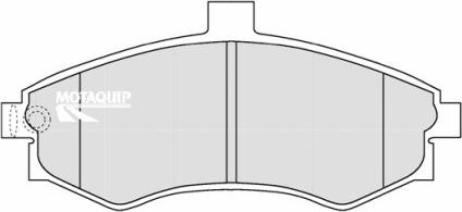 Motaquip LVXL1190 - Kit de plaquettes de frein, frein à disque cwaw.fr