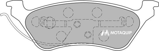 Motaquip LVXL1144 - Kit de plaquettes de frein, frein à disque cwaw.fr