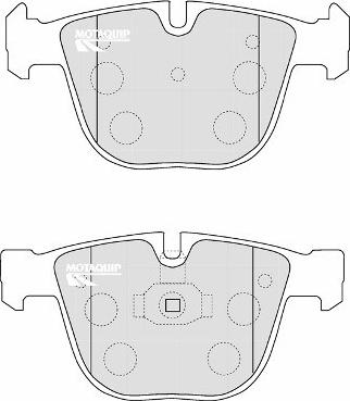 Motaquip LVXL1169 - Kit de plaquettes de frein, frein à disque cwaw.fr