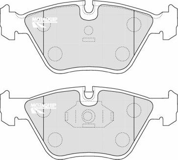 Motaquip LVXL1166 - Kit de plaquettes de frein, frein à disque cwaw.fr