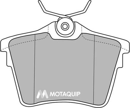 Motaquip LVXL1163 - Kit de plaquettes de frein, frein à disque cwaw.fr