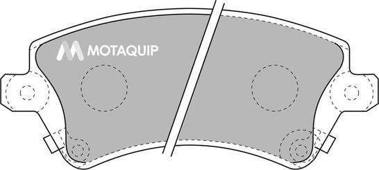 Motaquip LVXL1105 - Kit de plaquettes de frein, frein à disque cwaw.fr