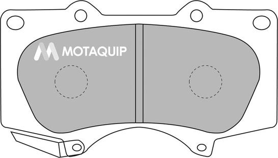 Motaquip LVXL1106 - Kit de plaquettes de frein, frein à disque cwaw.fr