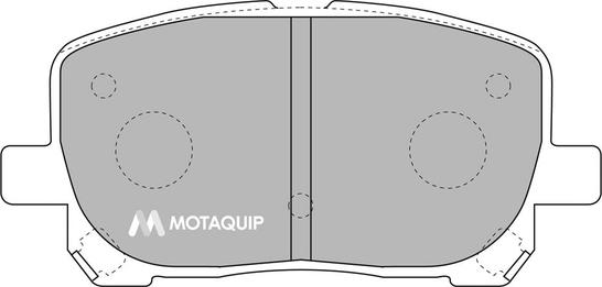 Motaquip LVXL1103 - Kit de plaquettes de frein, frein à disque cwaw.fr