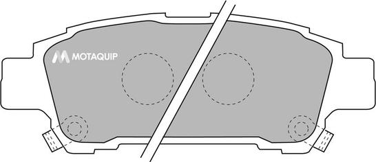 Motaquip LVXL1107 - Kit de plaquettes de frein, frein à disque cwaw.fr