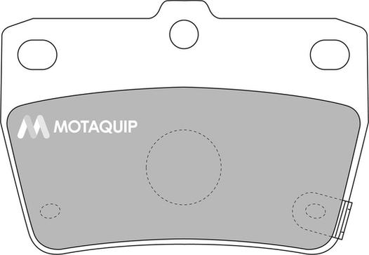 Motaquip LVXL1110 - Kit de plaquettes de frein, frein à disque cwaw.fr