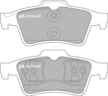 Motaquip LVXL1118 - Kit de plaquettes de frein, frein à disque cwaw.fr