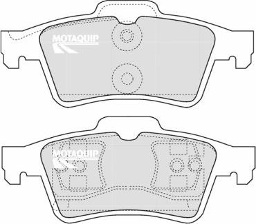 Motaquip LVXL1118 - Kit de plaquettes de frein, frein à disque cwaw.fr