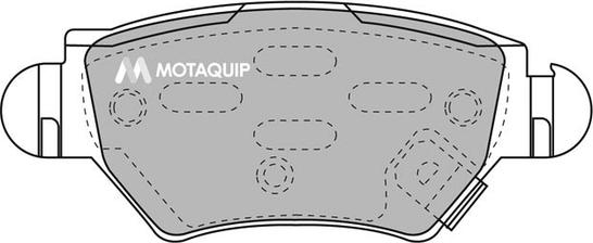 Motaquip LVXL1113 - Kit de plaquettes de frein, frein à disque cwaw.fr