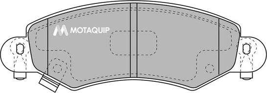 Motaquip LVXL1112 - Kit de plaquettes de frein, frein à disque cwaw.fr