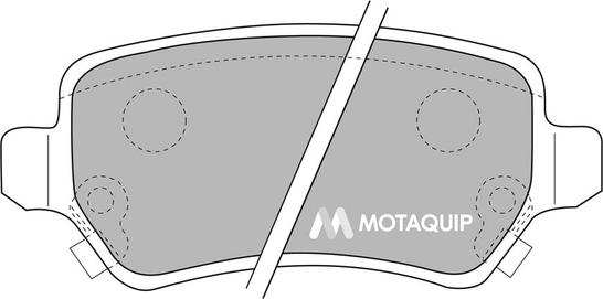 Motaquip LVXL1117 - Kit de plaquettes de frein, frein à disque cwaw.fr