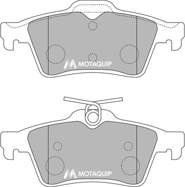 Motaquip LVXL1184 - Kit de plaquettes de frein, frein à disque cwaw.fr