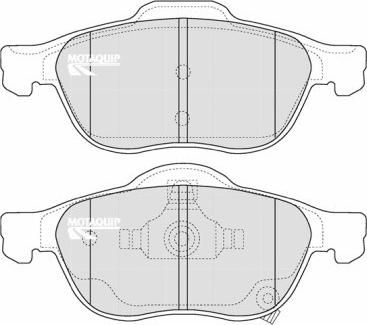 Motaquip LVXL1139 - Kit de plaquettes de frein, frein à disque cwaw.fr