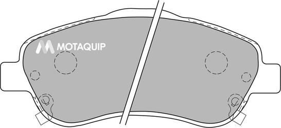 Motaquip LVXL1136 - Kit de plaquettes de frein, frein à disque cwaw.fr