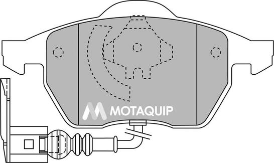 Motaquip LVXL1125 - Kit de plaquettes de frein, frein à disque cwaw.fr